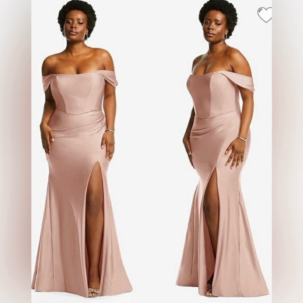 Cynthia & Sahar Size XXL Toasted Sugar CS101
Off The Shoulder Dress NWT FLAWS